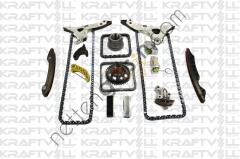 KRAFTVOLL 12100034 EKSANTRIK ZINCIR SETI (M276) X218 14>17 W204 11>14 W205 14> C218 14>17 W212 11>15  MERCEDES BİNEK MOTOR ZINCIR SETI