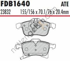 FERODO FDB1640 ON FREN BALATASI ASTRA H - MERIVA A - MERIVA B - ZAFIRA B - CORSA C - COMBO C Y17DT Z17DTH  OPEL BİNEK FREN BALATASI