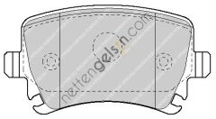 FERODO FDB1636 ARKA FREN BALATASI A3 TUM MODELLER 05 / 03> A4 PASSAT 1,6FSI / 1,9TDI / 2,0TDI 95>16 1K0698451 (BOSCH 0986TB2458 EŞDEĞERİ) VW-AUDI-SEAT-SKODA BİNEK FREN BALATASI (ARKA)