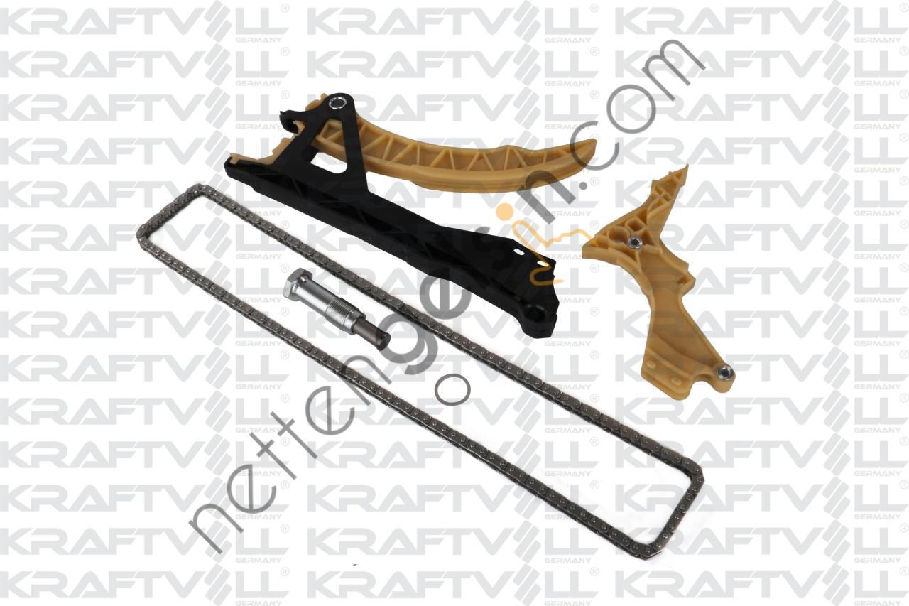 KRAFTVOLL 12100013 EKSANTRIK ZINCIR SETI ZINCIR+x2KIZAK+GERICI BMW N42 B20 N46 B20 E46 E87 E88 E60 E90 E93 E83 E84 Z4 E85  BMW BİNEK MOTOR ZINCIR SETI