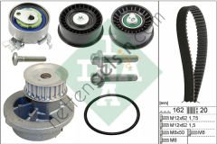 INA 530044132 TRIGER SETI + DEVIRDAIM X14XE Z14XE X16XEL Z16XE Z18XE ASTRA G CORSA C MERIVA A VECTRA C  OPEL BİNEK TRİGER SETİ