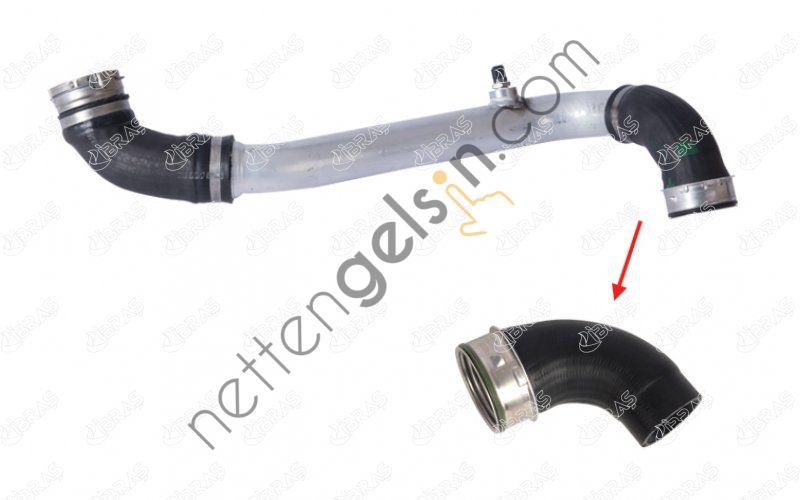 IBRAS 35307 TURBO HORTUMU BMW X5 E53 3.0 D METAL BORU HARIC  BMW BİNEK TURBO HORTUMU
