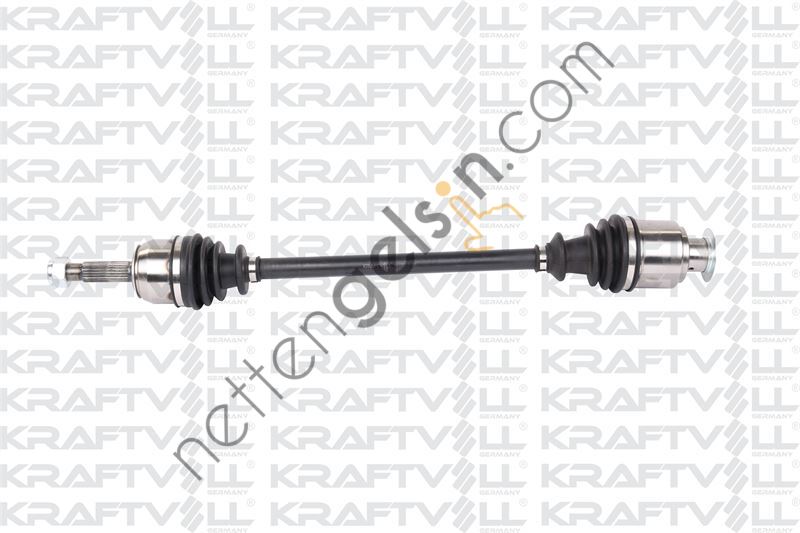 KRAFTVOLL 01010009 AKS ON SAG KOMPLE EXPRES DIZEL IC FREZE 23-DIS FREZE 21-UZUNLUK 693.5 95>99  RENAULT BİNEK AKS MİLİ