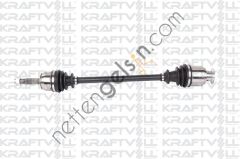 KRAFTVOLL 01010009 AKS ON SAG KOMPLE EXPRES DIZEL IC FREZE 23-DIS FREZE 21-UZUNLUK 693.5 95>99  RENAULT BİNEK AKS MİLİ