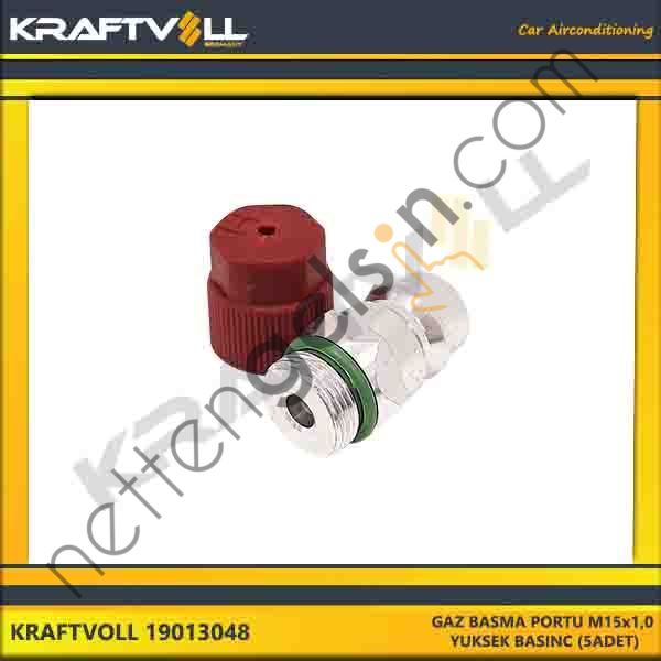 KRAFTVOLL 19013048 GAZ BASMA PORTU M15x1,0 YUKSEK BASINC (5ADET)  GENEL BİNEK KLIMA SISTEM ÜRÜNLERI