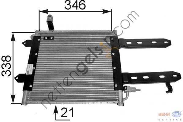 BEHR AC216000S KLİMA RADYATÖRÜ VW POLO 95-00(AC216000S) 6N0820413B VW