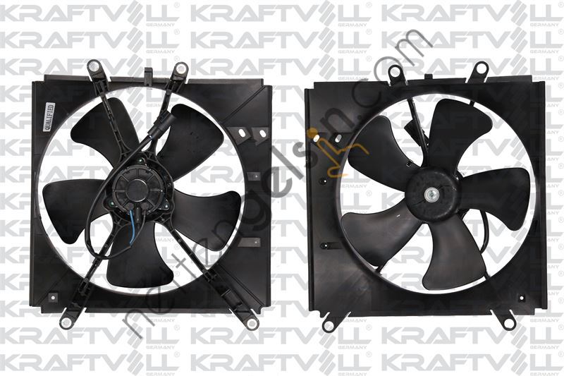 KRAFTVOLL 08120062 RADYATOR FANI KOMPLE TOYOTA COROLLA 1.3 1.6 1992-1997 (AE101 KASA)  TOYOTA BİNEK FAN MOTORU