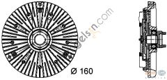 BEHR CFC48000P TERMİK VW FAN 2.5 TDİ PASSAT A4 A6 AFB(CFC48000P) 059121350H VW