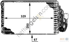 BEHR AE30000P EVAPORATÖR E-34 >(AE30000P) 64118391277 BMW