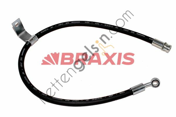 BRAXIS AH0680 ARKA SOL HORTUMU SONATA 93 98 (ABSLI ARACLAR ICIN)  HYUNDAI BİNEK FREN HORTUMU