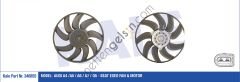 KALE 346855 FAN MOTORU (200W 350MM) AUDI A4 A5 Q5 1,8/2,0TFSI 2,0/3,0TDI 07>  VW-AUDI-SEAT-SKODA BİNEK FAN MOTORU