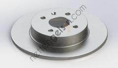 KRAFTVOLL 07040166 ARKA FREN AYNASI MERIVA 1,6 16V,1,7DTI,1,8I 16V (05 / 03 ) COMBO TOUR 1,3 CDTI 16V,1,4 (10 / 04 )  OPEL BİNEK FREN DİSKİ