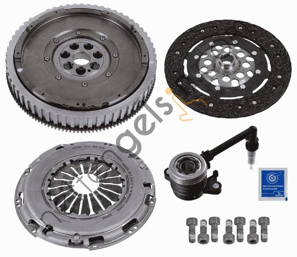 SACHS 2290 601 143 DEBRIYAJ SETI+VOLAN (OYNAR GOBEK) NOTE MICRA JUKE QASHQAI 1,5DCI K9K (6 ILERI)  RENAULT BİNEK DEBRİYAJ SETİ