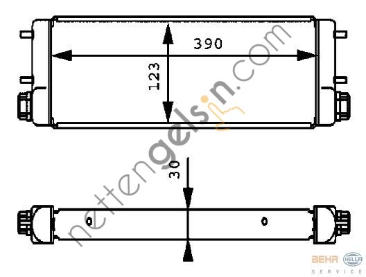 BEHR CLC169001P YAĞ SOĞUTUCUSU 140(CLC169001P) A1405000000 MERCEDES