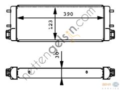 BEHR CLC169001P YAĞ SOĞUTUCUSU 140(CLC169001P) A1405000000 MERCEDES