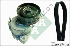 INA 529009510 V GERGI KAYIS SETI (ALTERNATOR) / XSARA XSARA PICASSO P406 YM P605 R P206 DIZEL VECTRA A ASTRA F  OPEL BİNEK V KAYIŞ GERGİ RULMANI