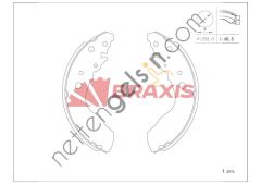 BRAXIS AC0133 FREN BALATASI ARKA KAMPANA VITARA 94>98 254×47  SUZUKI BİNEK FREN BALATASI