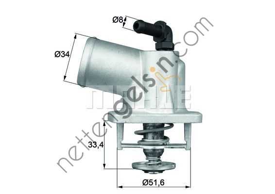 BEHRMAHLE TI5492D TERMOSTAT OPEL VEC.B/C AST.G CORSA C Z14XE-Z16XE 1338420 OPEL
