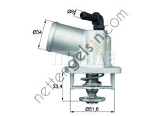 BEHRMAHLE TI5492D TERMOSTAT OPEL VEC.B/C AST.G CORSA C Z14XE-Z16XE 1338420 OPEL