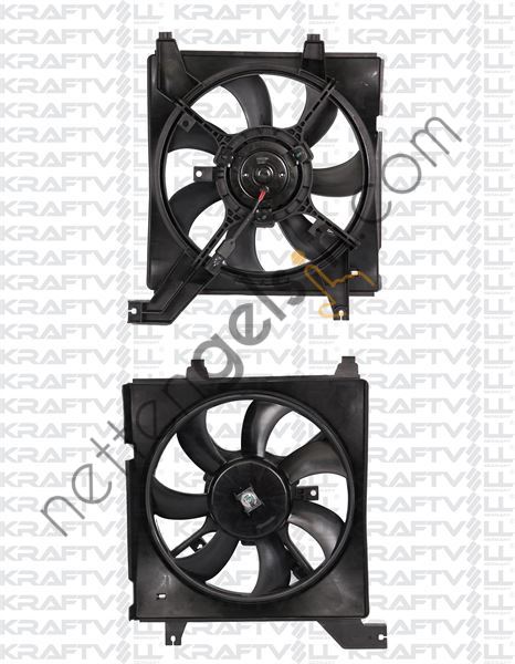 KRAFTVOLL 08120057 RADYATOR FANI KOMPLE ELANTRA 2001>  HYUNDAI BİNEK FAN MOTORU