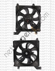 KRAFTVOLL 08120057 RADYATOR FANI KOMPLE ELANTRA 2001>  HYUNDAI BİNEK FAN MOTORU