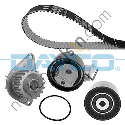 DAYCO KTBWP4950 TRIGER KAYIS SETI-SU POMPASI C2 06> / C3 03> / C4 04>11 / P206 03>08 / P207 06>13 / P307 03>07  PEUGEOT-CITROEN BİNEK TRİGER SETİ
