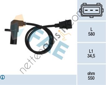 FAE FA:79075 KRANK DEVİR SENSÖRÜ OPEL ASTRA G X14XE-X16XEL 6238098 OPEL