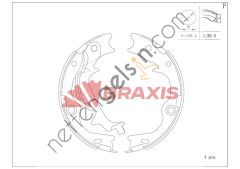 BRAXIS AC0172 EL FREN BALATASI IX35 09 > TUCSON 15 > / SPORTAGE 10 >  KIA BİNEK FREN BALATASI