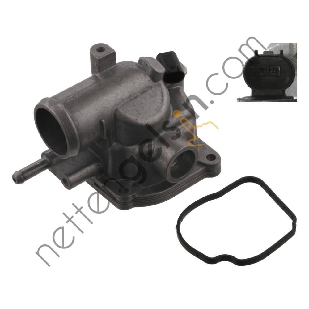 SWAG 10938817 TERMOSTAT 92 °C (KOMPLE, OM611) E-CLASS W210 98>02 S210 99>03  MERCEDES BİNEK TERMOSTAT