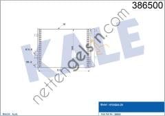 KALE 386500 KLIMA RADYATORU KOMPLE HYUNDAI I20 1.2 1.4 2008> (359×328×16)  HYUNDAI BİNEK KLİMA RADYATÖRÜ