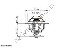 WAHLER E2858853999D9 TERMOSTAT-VW 1.9-2.0TDİ CADDYIII,GOLFV BLS BMP BMM 03G121113A VW