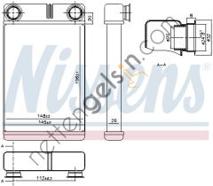 NISSENS 76515 KALORİFER RADYATÖRÜ OPEL MOKKA/AVEO T300/TRAX 95018021 OPEL