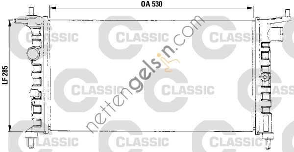 VALEO 231013 RADYATÖR OPEL CORSA B COMBO B 1.2-1.4 MAN.CLASSIC 1300149 OPEL