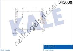 KALE 345860 MOTOR SU RADYATORU AUDI A4 AVANT 12>15 A5 07>  VW-AUDI-SEAT-SKODA BİNEK MOTOR SU RADYATORU