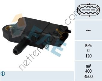 FAE FA:16108 EGZOZ BASINÇ SENSÖRÜ OPEL AST.H/J/COR.D/AVEO 1.3 D 55566186 OPEL
