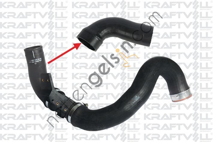 KRAFTVOLL 10032338 TURBOSARJ HORTUMU SOL (KUCUK) MERCEDES SPRINTER 903 904 96>06  MERCEDES BİNEK TURBO HORTUMU
