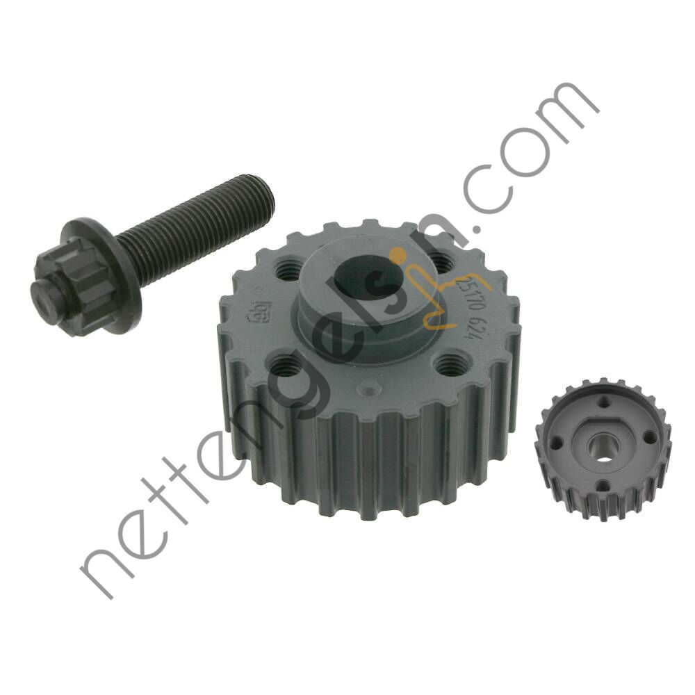FEBI 24672 KRANK KASNAGI CIVATALI CADDY GOLF PASSAT POLOC T4 A4 A6 A80 CORDOBA IBIZA 1,9TDI / SDI92>06  VW-AUDI-SEAT-SKODA BİNEK KRANK DİŞLİSİ